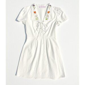 Lisa Says Gah Alexa Floral Embroidered Shirtdress